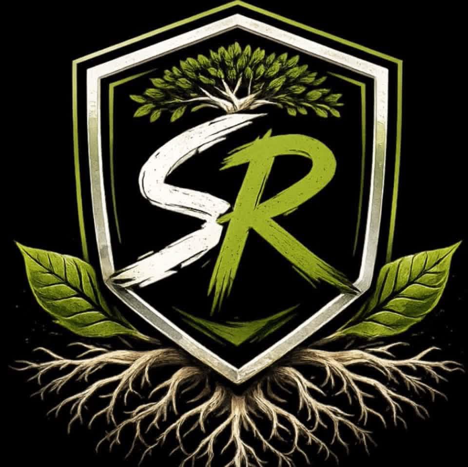 Southern Roots shield and tree logo